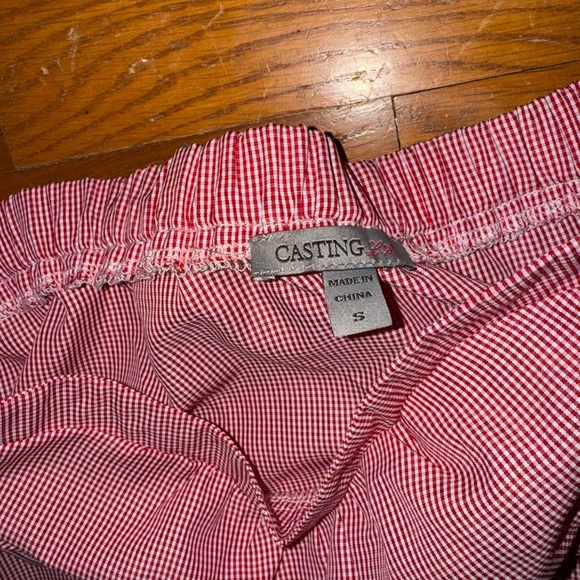 Red Gingham picnic summer yacht classy chic spring fall date country - Picture 2 of 2